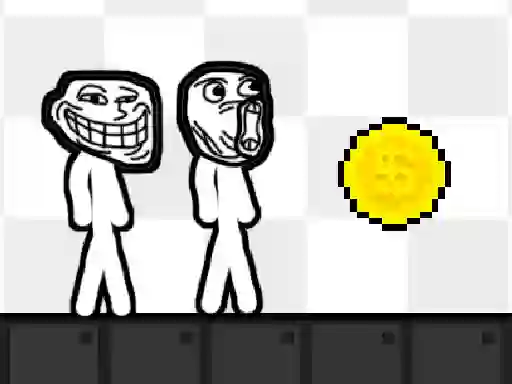 Leikur Troll Stick Face Escape á netinu