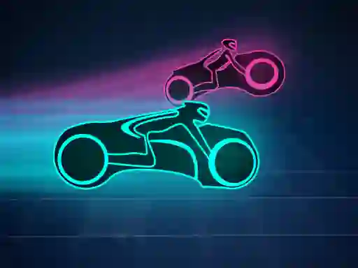Leikur Neon Slither Sim á netinu
