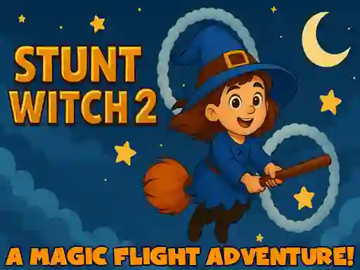 Leikur Stunt Witch 2 á netinu