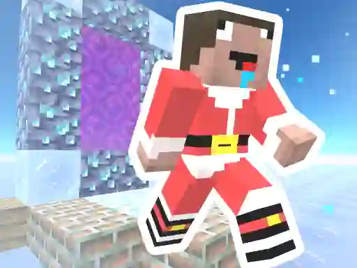 Leikur Noob Steve Christmas á netinu