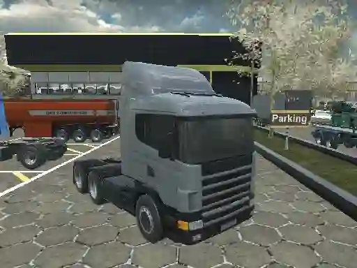 Leikur American 18 Wheeler Truck Sim á netinu