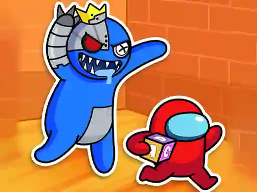 Leikur Rainbow Friends Survival Puzzle á netinu