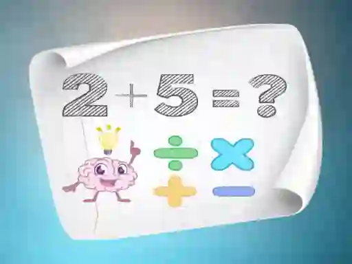 Leikur Guess number Quick math games á netinu
