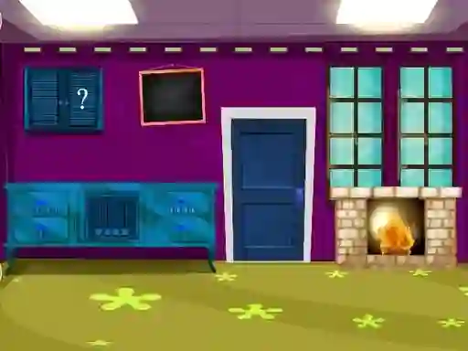 Leikur Purple House Escape á netinu