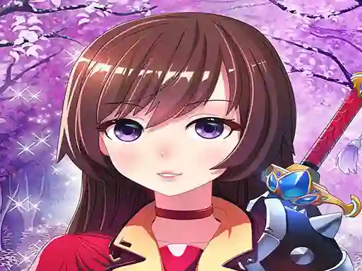 Leikur Anime Girl Fantasy Dress Up á netinu