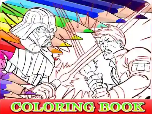 Leikur Coloring Book for Darth Vader á netinu
