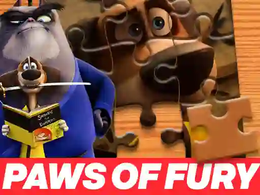 Leikur Paws of Fury The Legend of Hank Jigsaw Puzzle á netinu