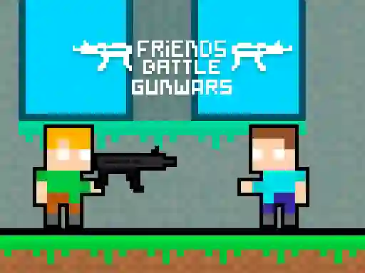 Leikur Friends Battle Gunwars á netinu