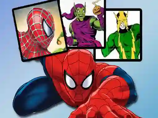 Leikur Spiderman Match Cards á netinu