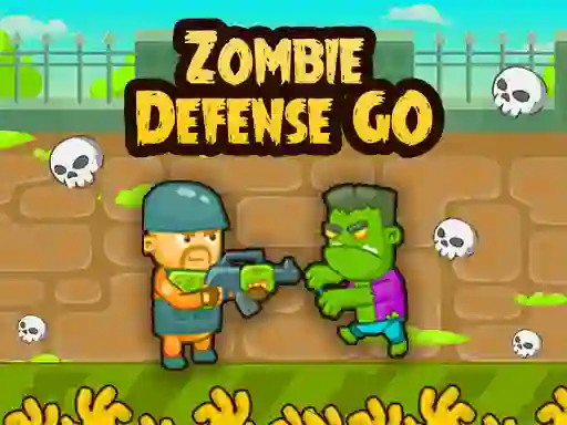 Leikur Zombie Defense GO á netinu