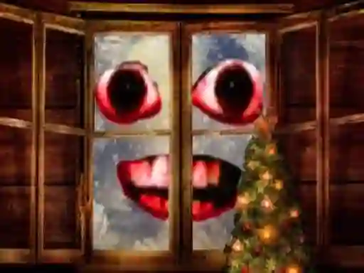 Leikur New Year: Santa Claus outside the window á netinu