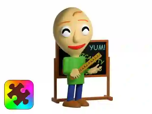Leikur Baldie Jigsaw Challenge á netinu