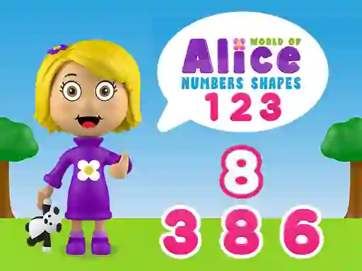 Leikur World of Alice Numbers Shapes á netinu