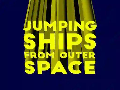 Leikur Jumping ships from outer Spase á netinu