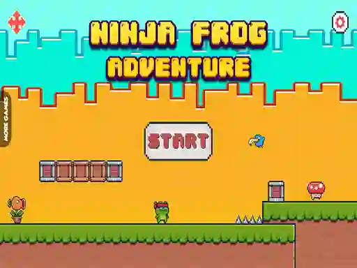 Leikur Ninja Frog Adventure á netinu