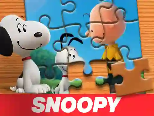 Leikur Snoopy Jigsaw Puzzle á netinu