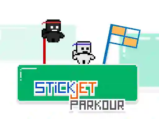 Leikur StickJet Parkour á netinu