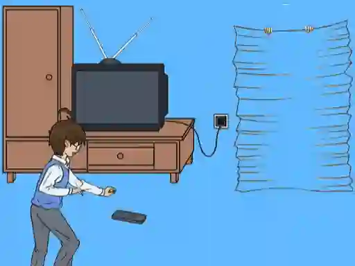 Leikur Turn on the TV á netinu