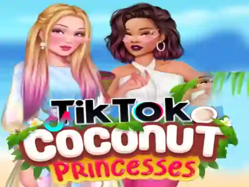 Leikur TikTok Coconut Princesses á netinu