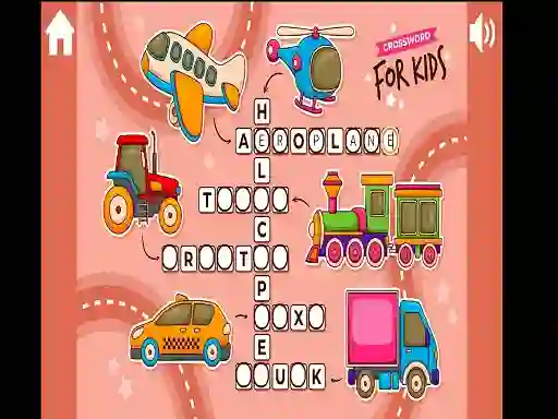 Leikur Crossword for Kids á netinu