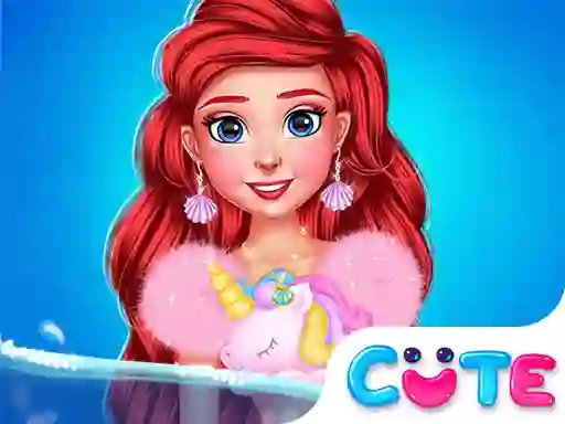 Leikur Princess Turned Into Mermaid á netinu