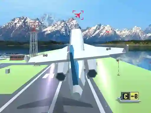 Leikur Polygon Flight Simulator á netinu
