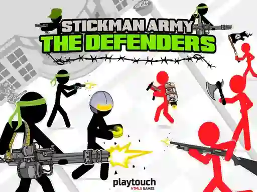 Leikur Stickman Army: The Defenders á netinu