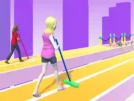 Leikur Cleaner Run á netinu