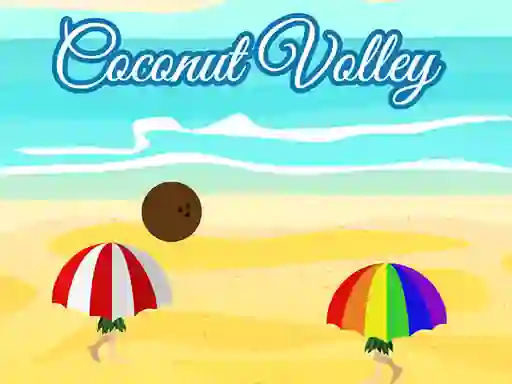 Leikur Coconut Volley á netinu
