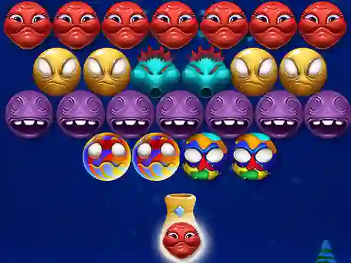Leikur Bubble Monsters Shooter á netinu