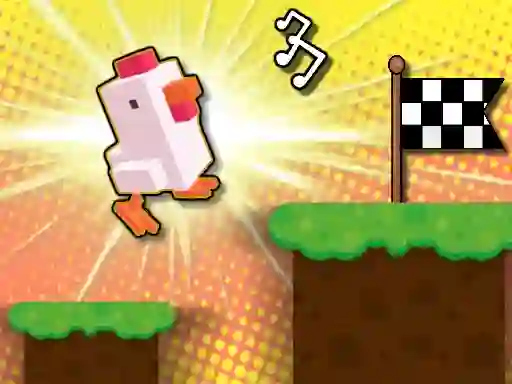 Leikur Chicken Charge Race á netinu