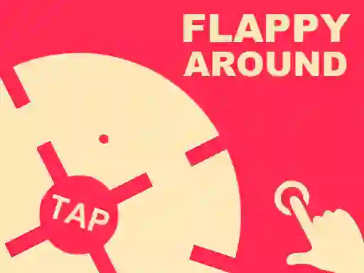 Leikur Flappy Around á netinu