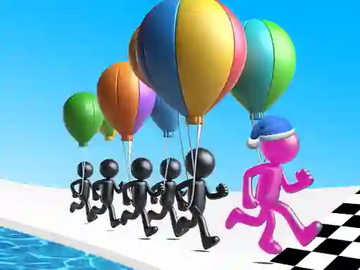 Leikur Ballon Race 3D á netinu