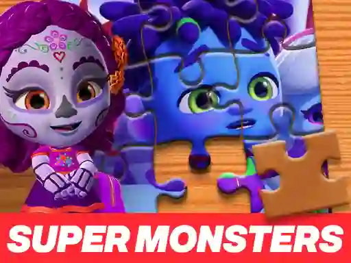 Leikur Super Monsters Jigsaw Puzzle á netinu