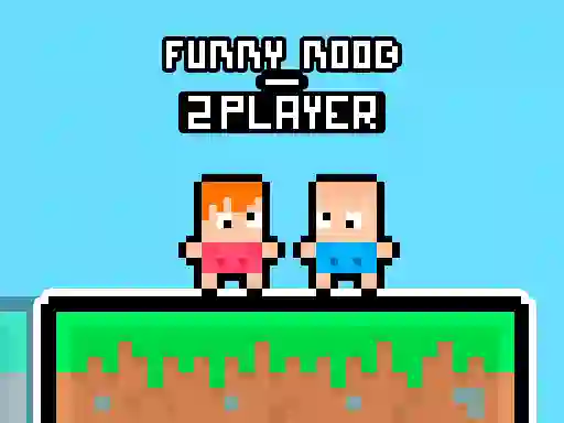 Leikur Funny Noob 2 Player á netinu