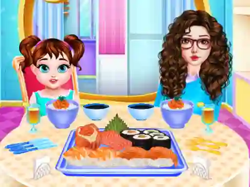 Leikur Baby Taylor Sushi Cooking á netinu