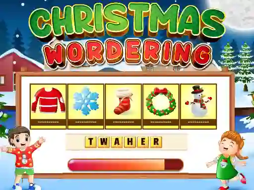 Leikur Xmas wordering á netinu