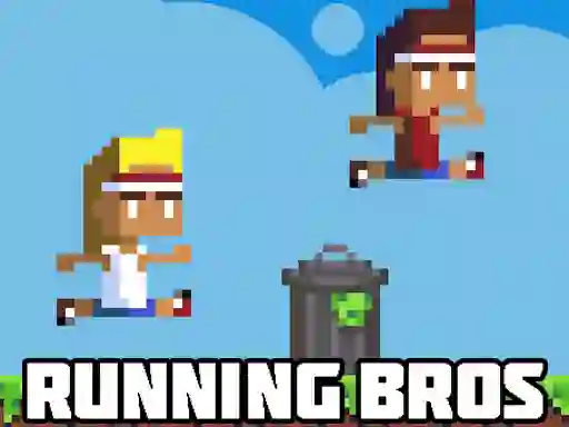 Leikur Retro Running Bros á netinu