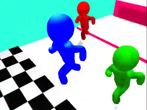 Leikur Stickman Race 3D á netinu