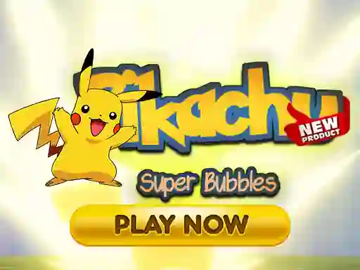 Leikur Pikachu Super Bubbles á netinu