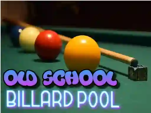 Leikur Old School Billard Pool á netinu