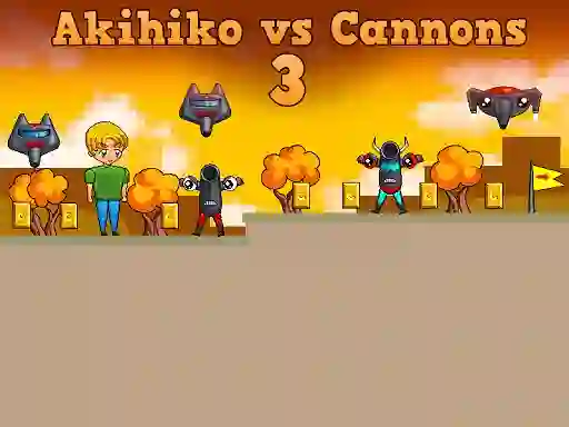 Leikur Akihiko vs Cannons 3 á netinu