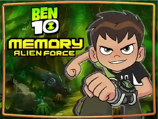 Leikur Ben 10 Memory Alien Force á netinu