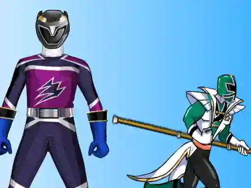 Leikur Power Rangers Dressup á netinu