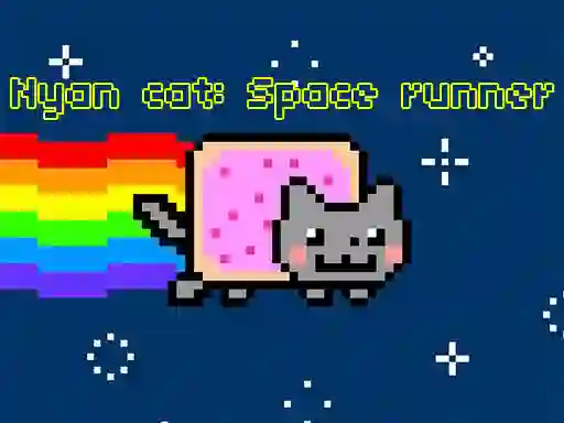 Leikur Nyan Cat: Space runner á netinu