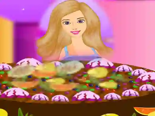 Leikur Barbie Cake Decorate á netinu