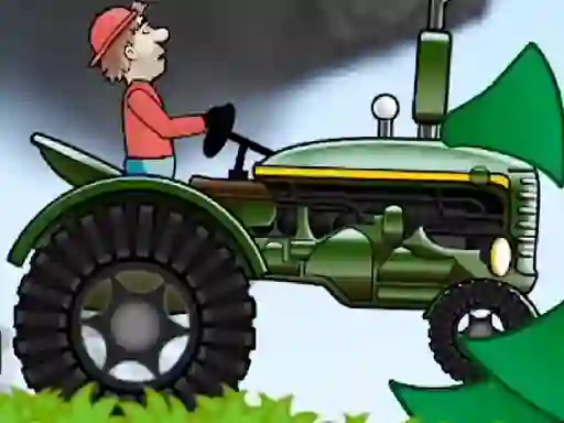 Leikur Tractor Driving Hill Climb 2D á netinu