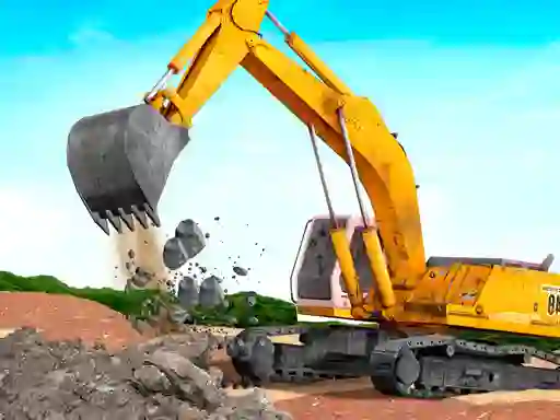 Leikur Real JCB Excavator Simulator á netinu