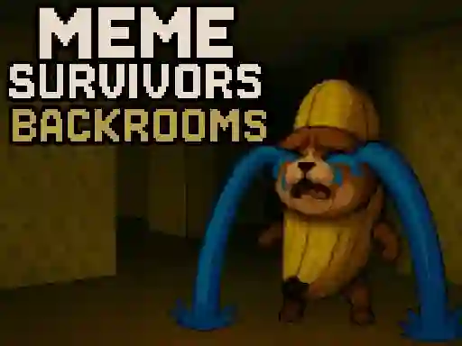 Leikur Meme Survivors: Backrooms á netinu