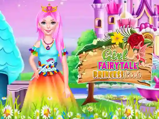Leikur Girl Fairytale Princess Look á netinu